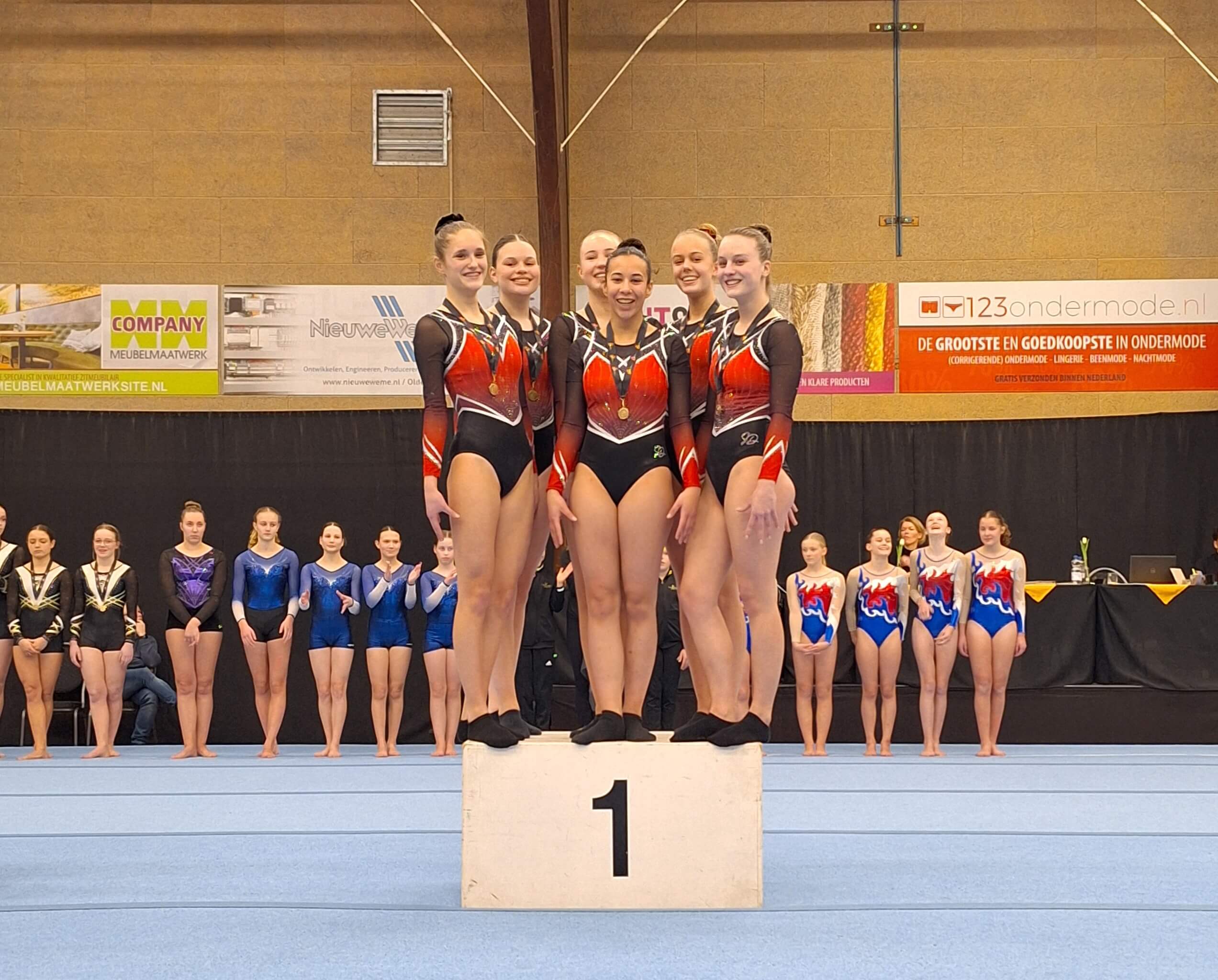 Turnsters GVN pakken goud_Teamresultaat