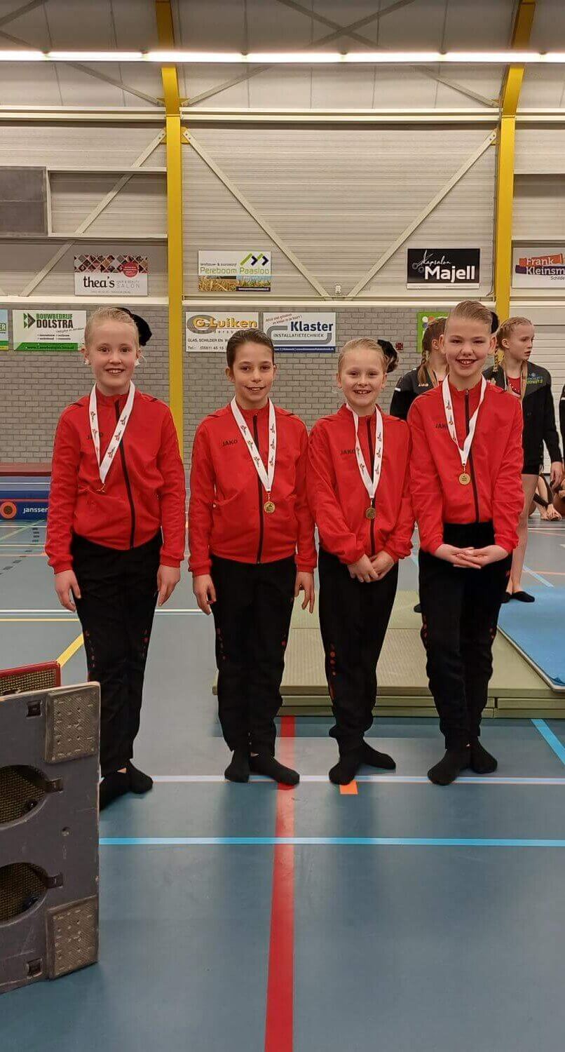 TURNSTERS GVN GOED IN DE WEDSTRIJD